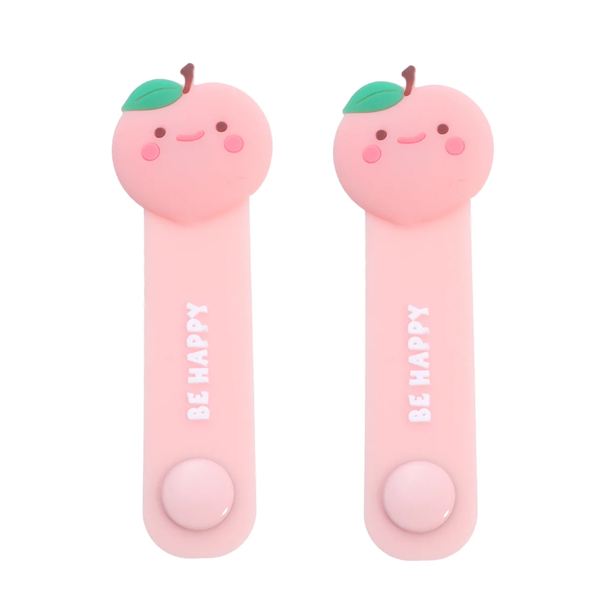 

2Pcs Silicone Headphone Cord Organizer Mini Cable Winder Tie Compact Phone USB Charging Data Line Management Cable Organizer