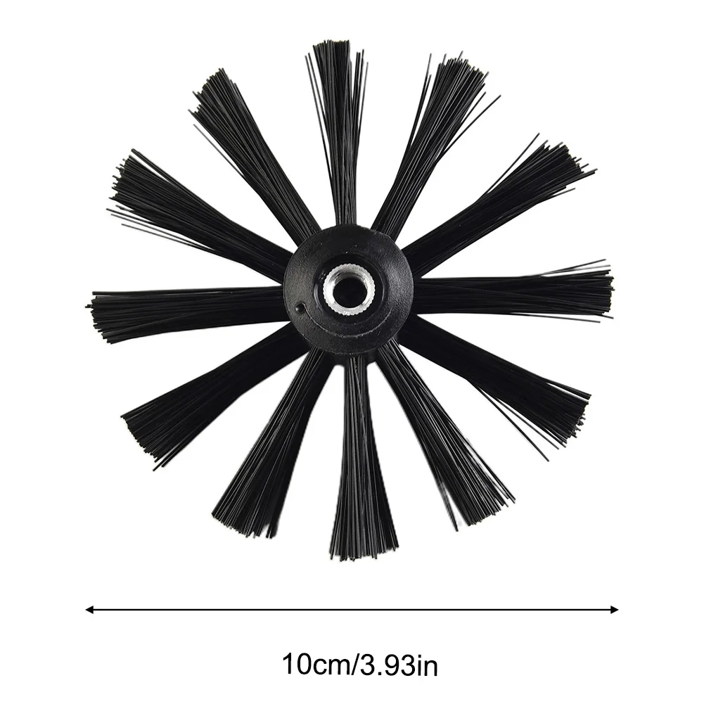 100/150/200mm Chimney Brush Flexible Chimney Nylon Brush Head Dryer Vent Cleaning Brush Fireplace Inner Cleaning Brush Tools