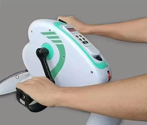 MB003 Electric Rehabilitation Mini Exercise Bike, Under Desk Pedal Cycle with Remote Control for Physical Recovery Training