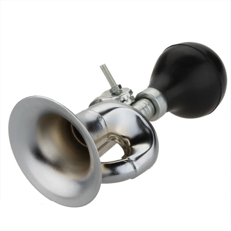 2 Pcs Non-อิเล็กทรอนิกส์ทรัมเป็ต Loud จักรยานจักรยาน Bell Vintage Retro Bugle Hooter Horn 18 ซม.และ 22Cm-N32R