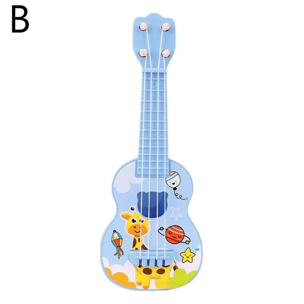 21cm Ukulele Children Guitar Toy To Play Girls Instruments Music Toys Boys Gifts Yukrili Simulating C5H0