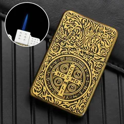Vintage Metal Constantine Gas Lighters Torch Turbo Compact Butane Jet Cigarette Lighter Antique Collection Men's LIGHTER