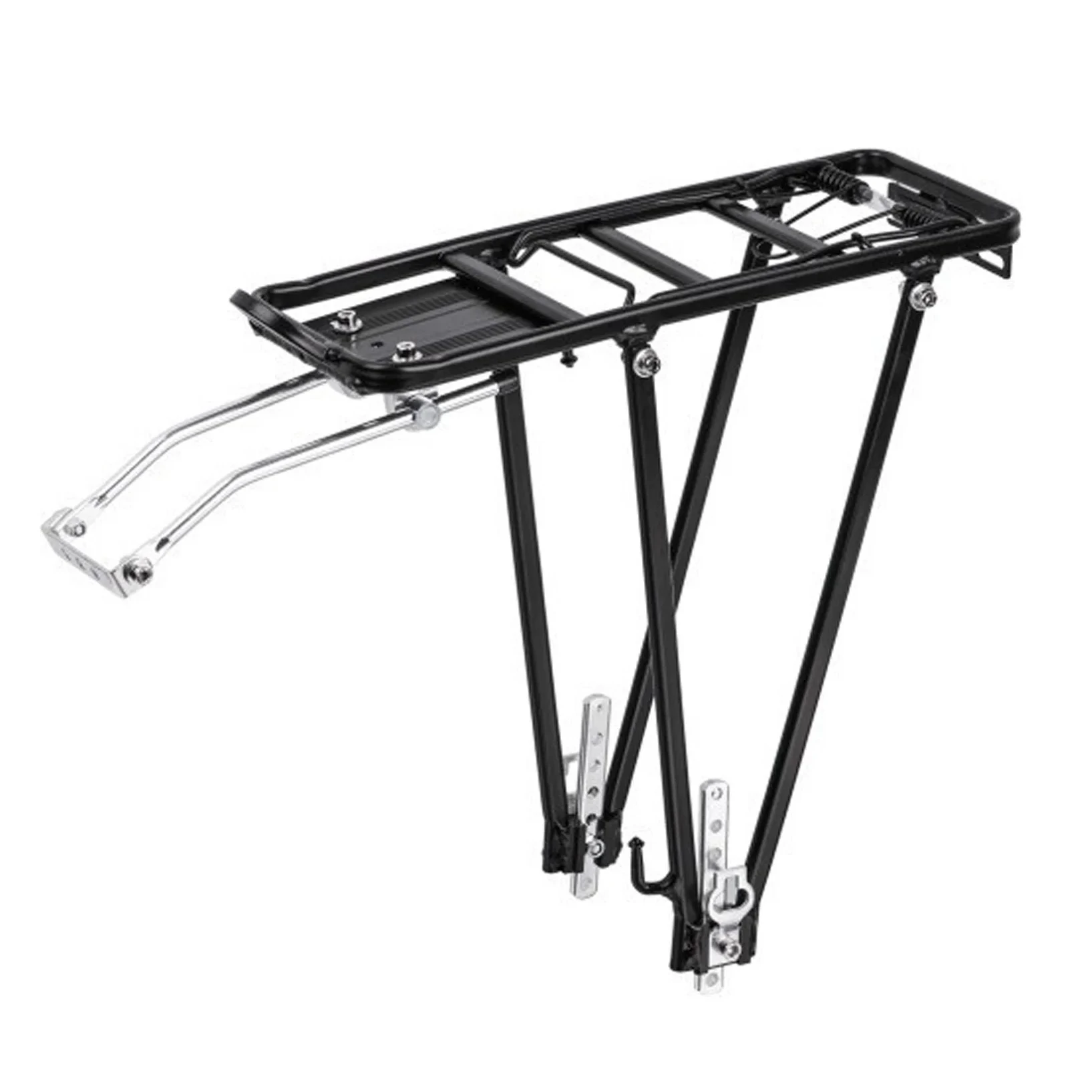 

Задний багажник для велосипеда, грузовой багажник 154 фунта, туристический багажник из алюминиевого сплава для V-образного тормоза, дисковый тормоз, MTB, дорожные велосипеды, велосипед