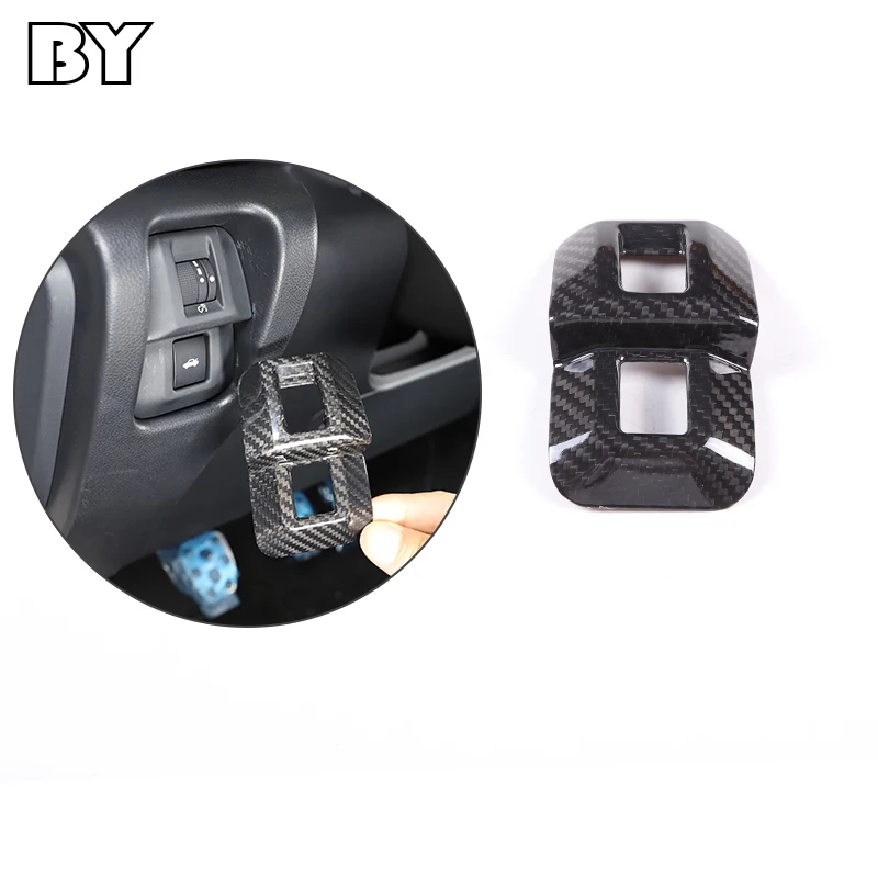 

For Toyota 86/Subaru BRZ 2022 Real Carbon Fiber Car Indoor Tailgate Switch Button Cover Trim Sticker Auto Modified Accessories