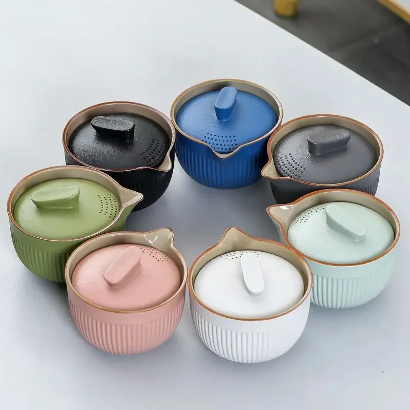 

Travel Teaware Sets Ceramic Outdoor Camping Tea Making Tools with Portable Storage Bag Personalised Teacup Teapot