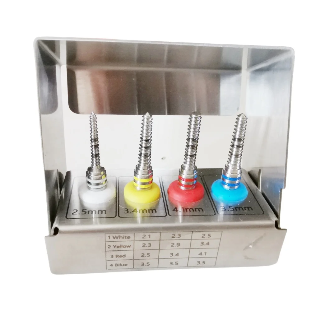 Dental Implant Drill  Bone Compression 4 pcs Set Sinus Lift Expander Screws Kit Surgical Tools