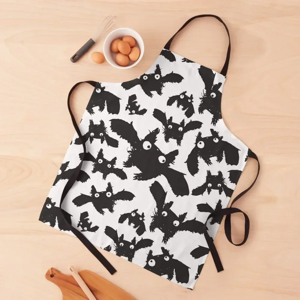 

Bats pattern Apron Woman Kitchens For Kitchen Women Men gift Apron