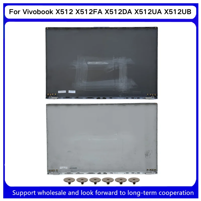 

Новинка для Kailxuling Vivobook X512 X512FA X512DA X512UA X512UB V5000F V5000D V5000J, задняя крышка ЖК-дисплея, корпус серого/серебристого цвета