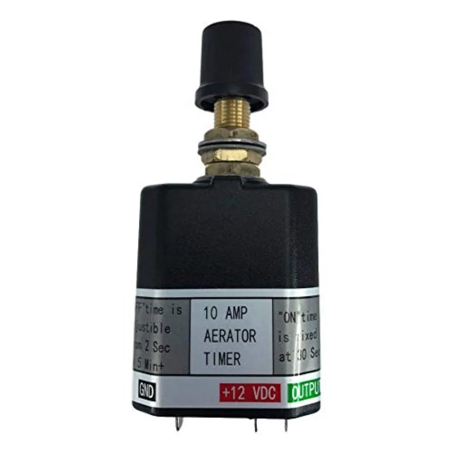 

Aerator Timer Switch for Livewell Aerator Pump Plus Manual/Auto with Adjustable Cycles Multipurpose 12V Timer Switch for 10A Lo