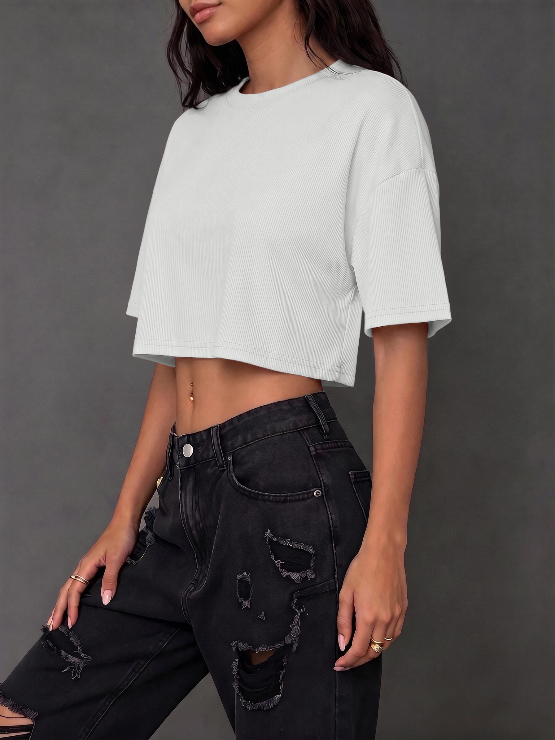 T-shirt court ample style Mill - Street Fashion Look avis et prix