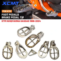 For KTM EXC EXCF XC XCF SX SXF 65-530 Husqvarna GasGas 1998-2024 Motorcycle Accessories Titanium Alloy Footpeg Foot Peg Footrest