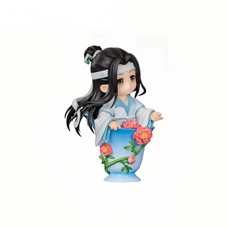 Mo Daozu Steen Porselein Bloem Rijm Serie Blind Box - Leuke Anime Karaktercollectie Speelgoed Wei Wu Xian Lan Cadeau voor fans