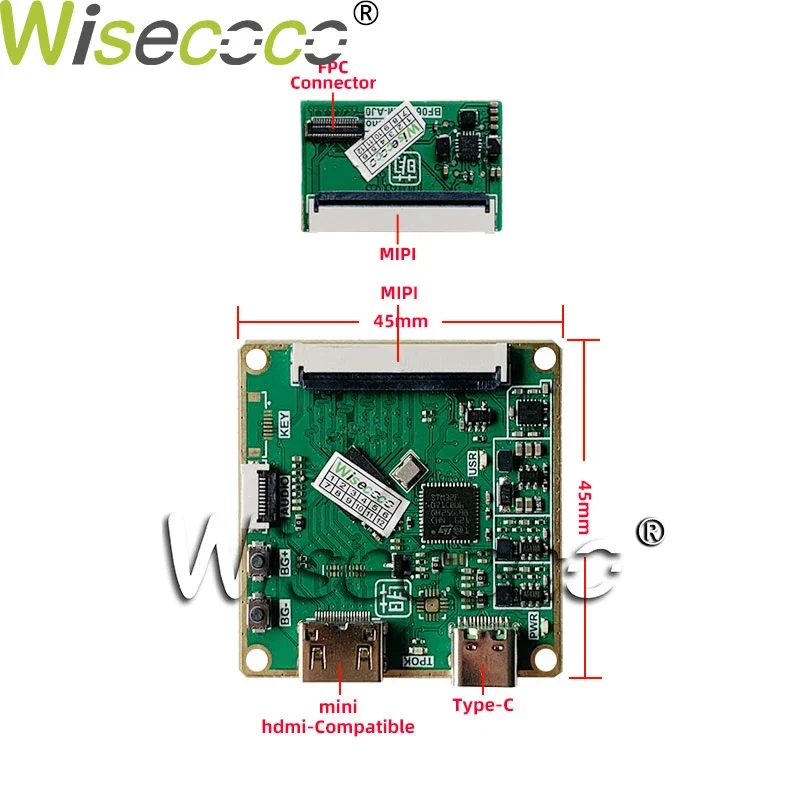 Imagem -04 - Polegada Tela Oled Flexível 2880*1440 Ips 2k Amoled Dobrável Suave Display Mipi Dsi Usb c Tipo-c Controlador de Placa de Motorista Wisecoco 6