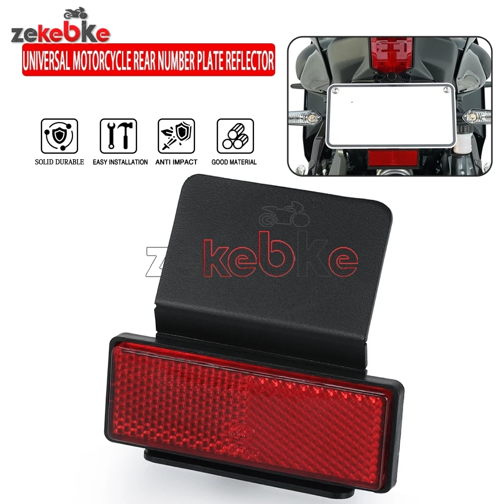 

FOR Kawasaki Ninja 500 Ninja 500 SE Ninja 650 Ninja 1000SX Ninja 1100SX / 1100SX SE Rear Number Plate Reflector License Holder