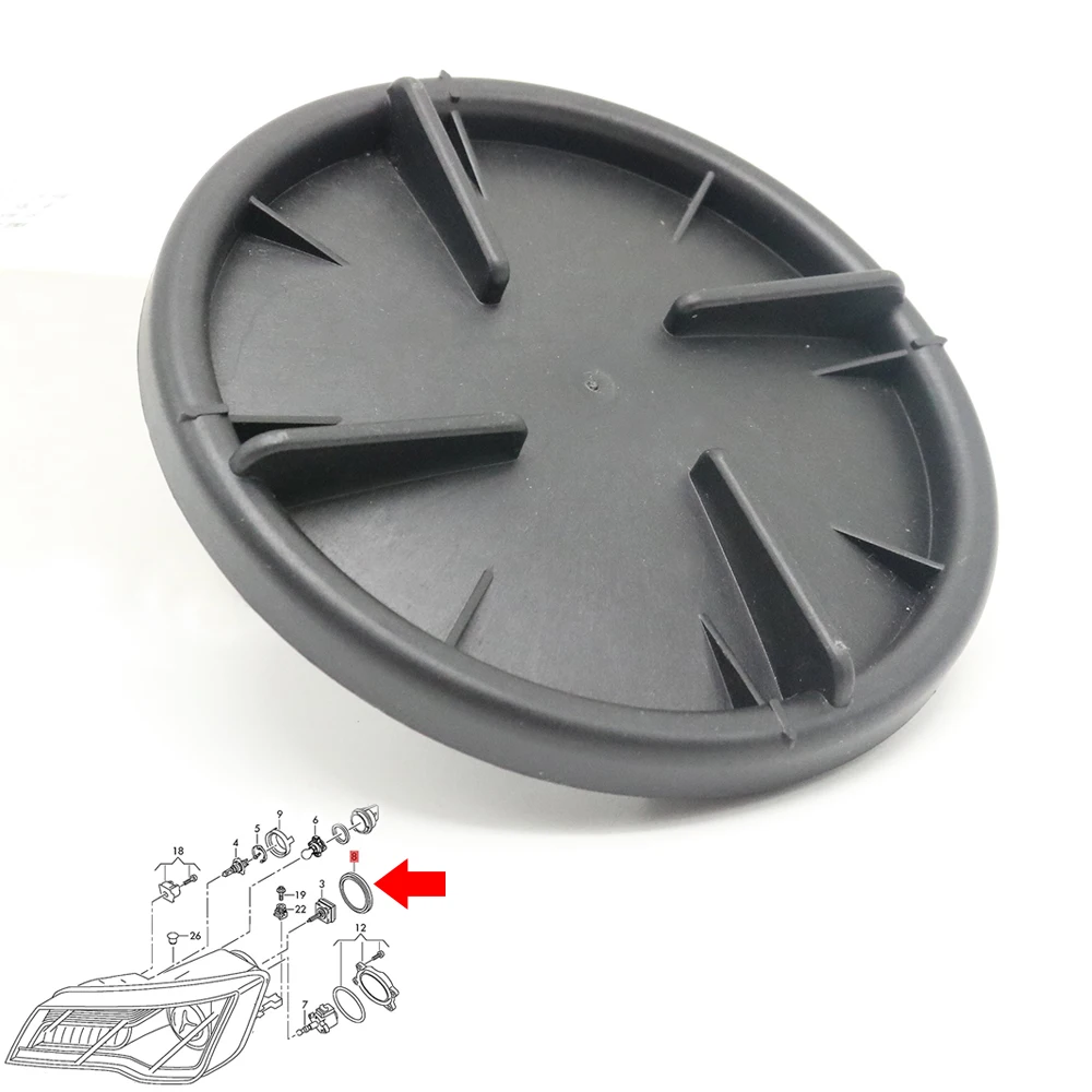 

Headlamp Rear Bulb Extension Waterproof Sealing Cap Lid Headlight Dust Cover For Audi A4 A7 Quattro S4 Sedan S7 RS7 Hatchback