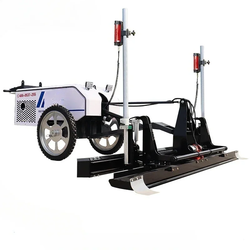 Two Wheel Walk Behind Laser Leveling Machine Small Concrete Cement Pavement Automatic Leveling Machine Hot Sales