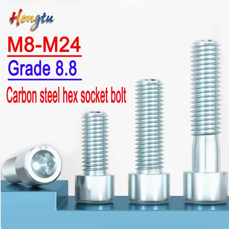 

Galvanized 8.8-grade carbon steel hex socket bolt/nut set (M8-M24)