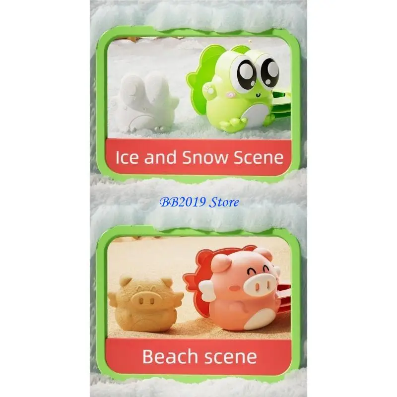 

Q0KB Snowballs Maker Toy for Quick Snowballs Making Family Snow Fighting Game Supply