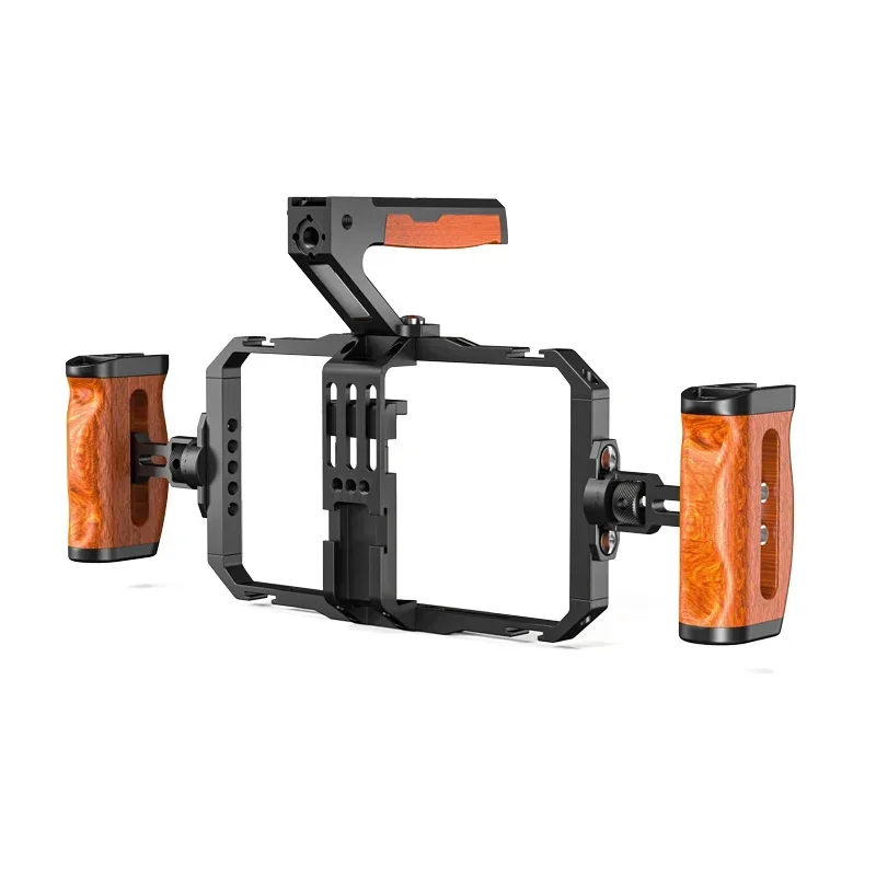 

Professional Aluminum Alloy Rabbit Cage for Smartphones Camera Accessories with 65-90mm Width Video Camera Smart Phone Cage