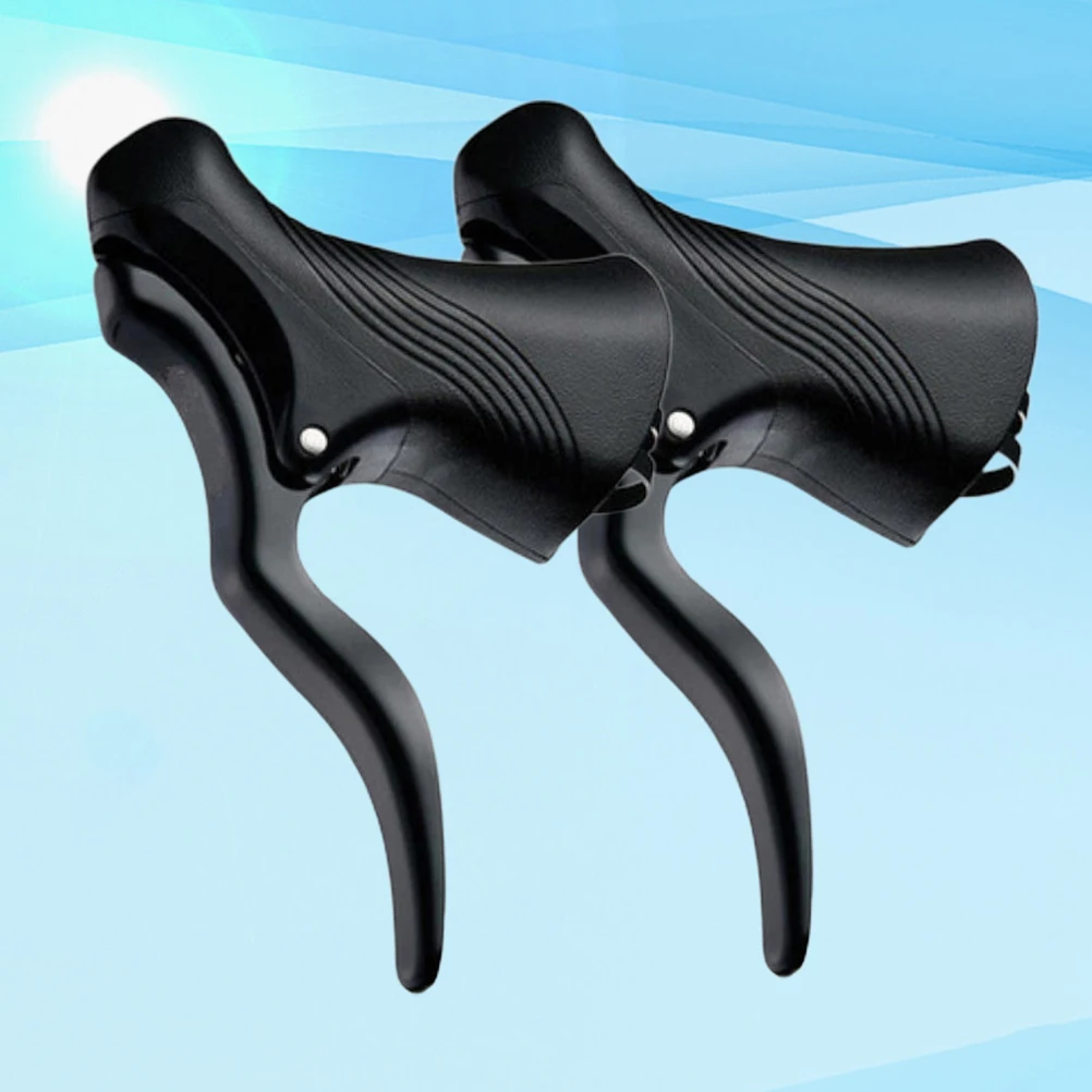 

2pcs Aluminum Alloy Brake Lever for Road Mountain Bike Durable Wear-Resistant Strong Stability Easy Installation Replacement