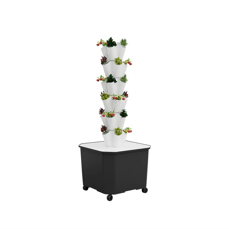 

Soilless cultivation hydroponic planting tower hydroponic column rain planting system balcony vegetable and flower multi-layer r