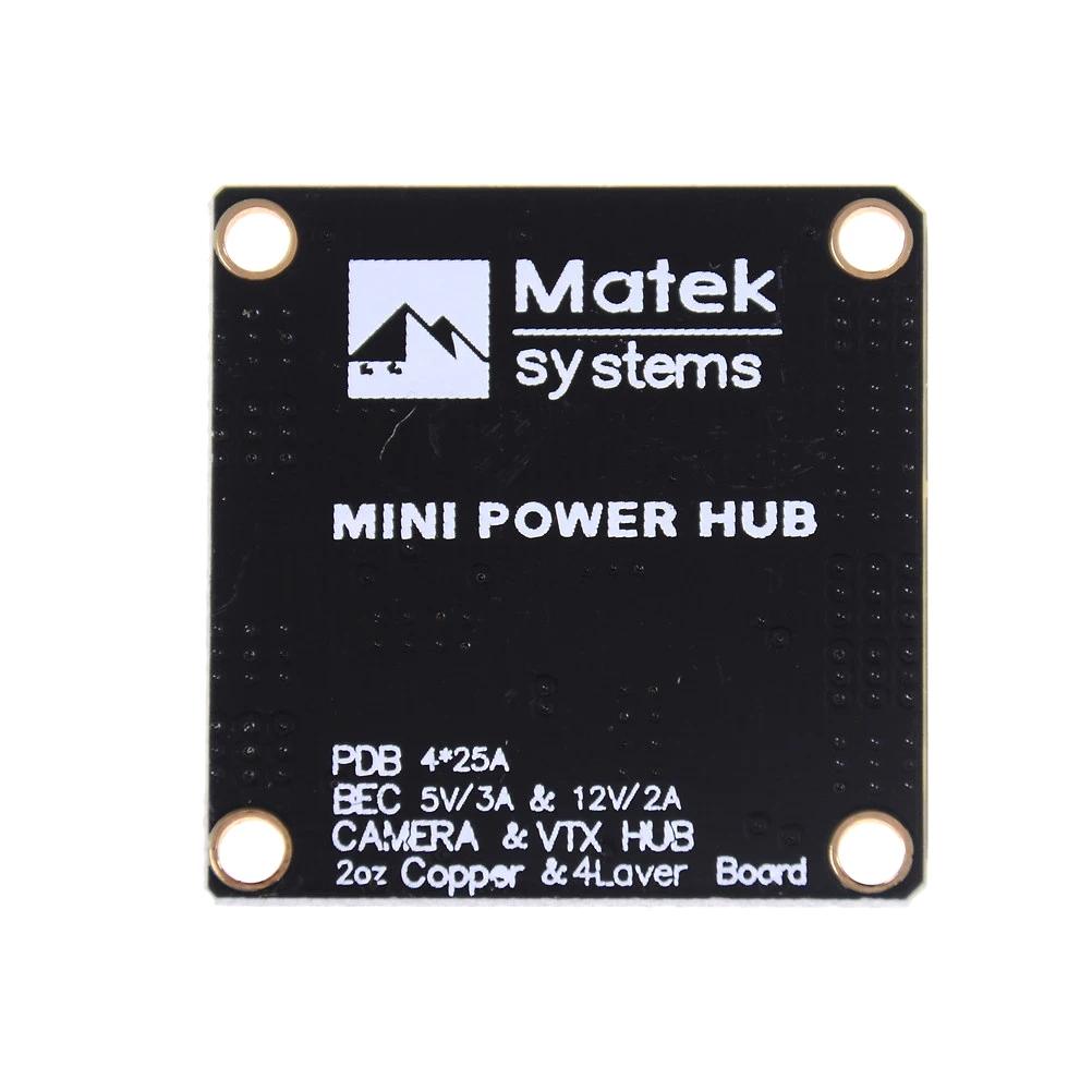 1Pc 전원 분배 보드 PDB 쿼드콥터 전원 허브 전원 분배 보드 PDB(FPV용 BEC 5V 및 12V 포함)