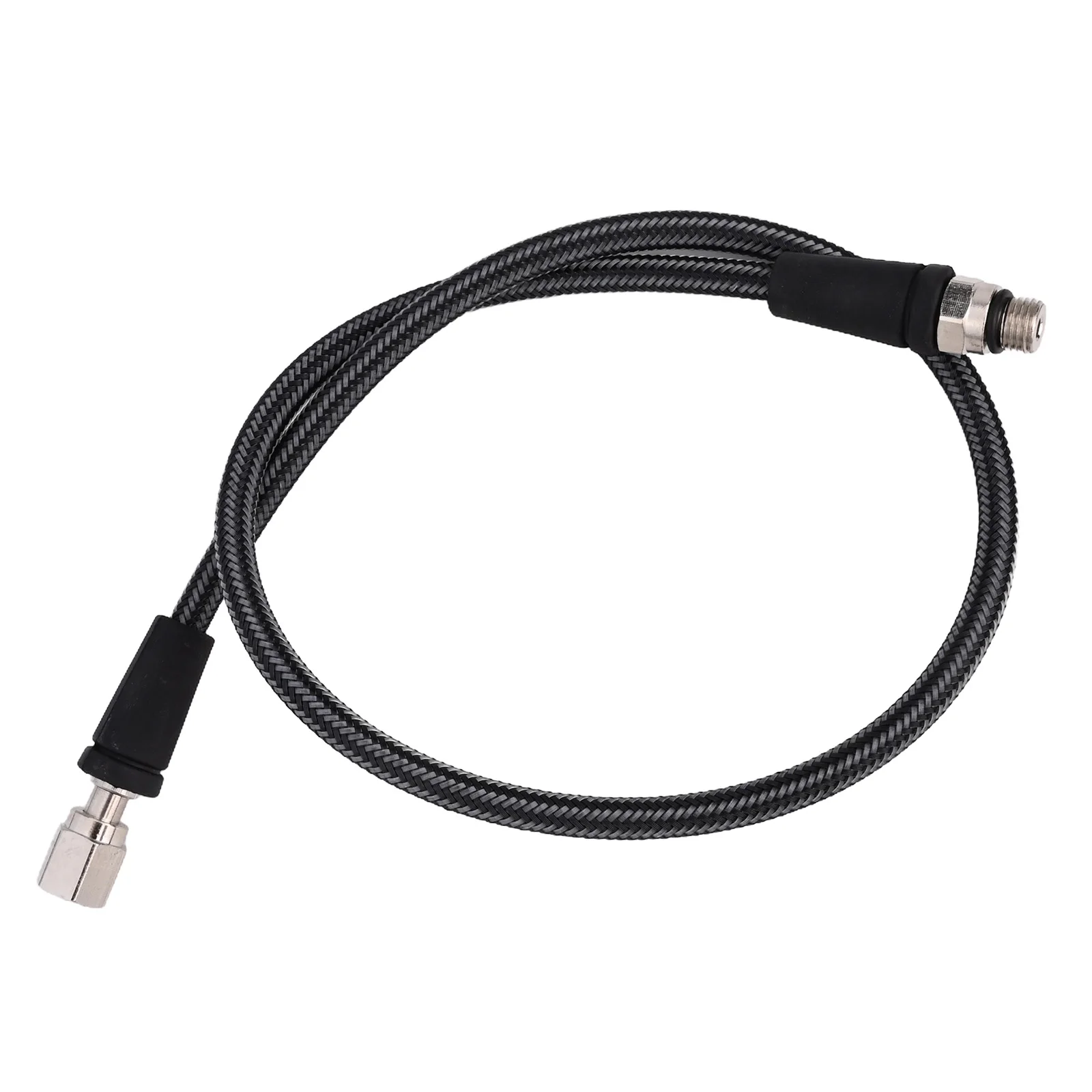 For Braided Carbon Fiber High Pressure Hose for Diving 7/16 20UNF Interface Essential for Accurate Depth Measurement