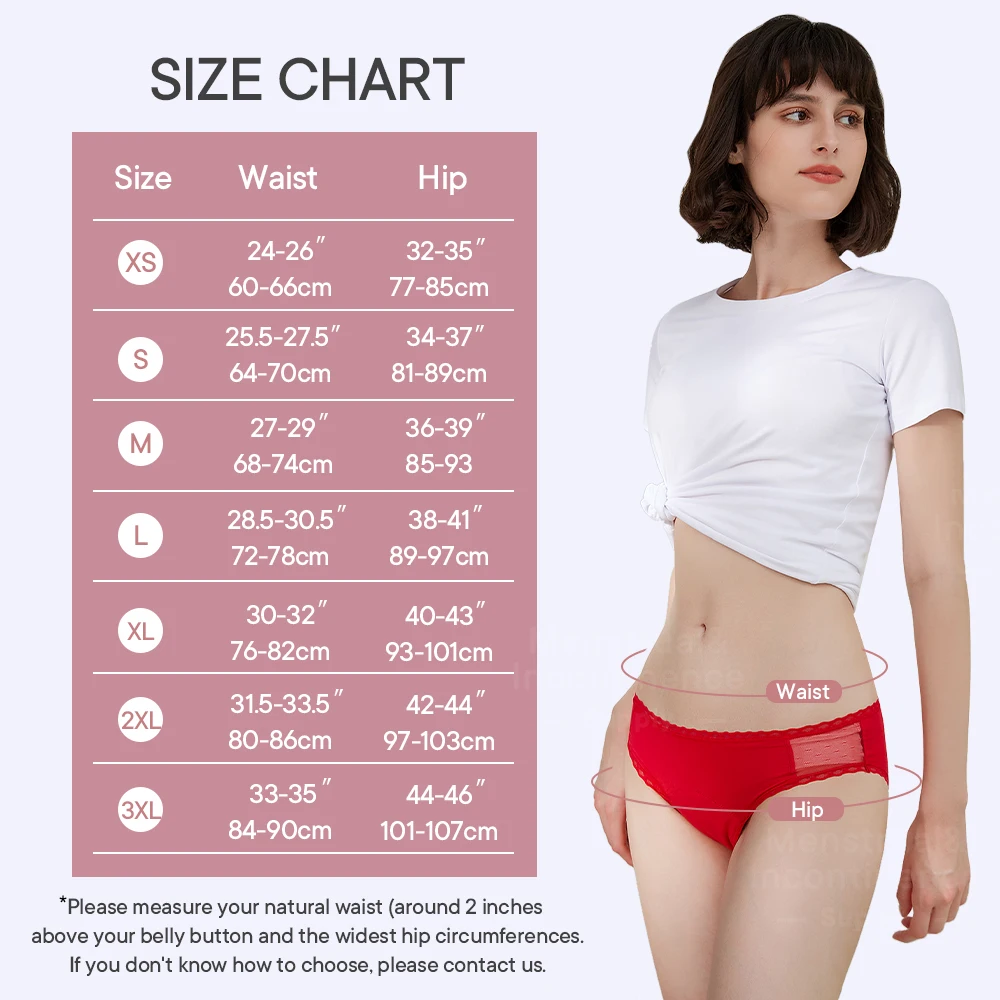 Bikini Period Panties Leakproof Breathable Reusable Bamboo Menstrual Underwear High Absorbency for Daily Use Sports