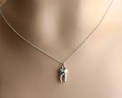 gothic Antique Silver Color Tooth Pendant Necklace Necklace for Girls Women wicca grunge fairy core goblincore alt accessories