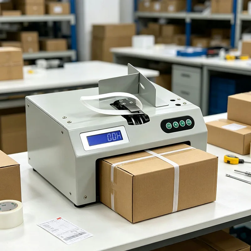 Intelligent induction Strapping Machine Multipurpose Supermarket Hot Melt Paper belt Binding machine Banknote Tying machine
