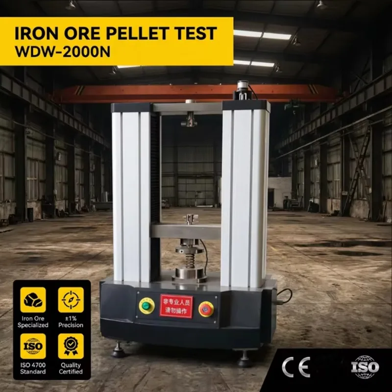 Zhongchuang WDW-2000N Iron Ore Pellet Crush Strength Tester Computer Control Double Column Compressive Strength Testing Machine