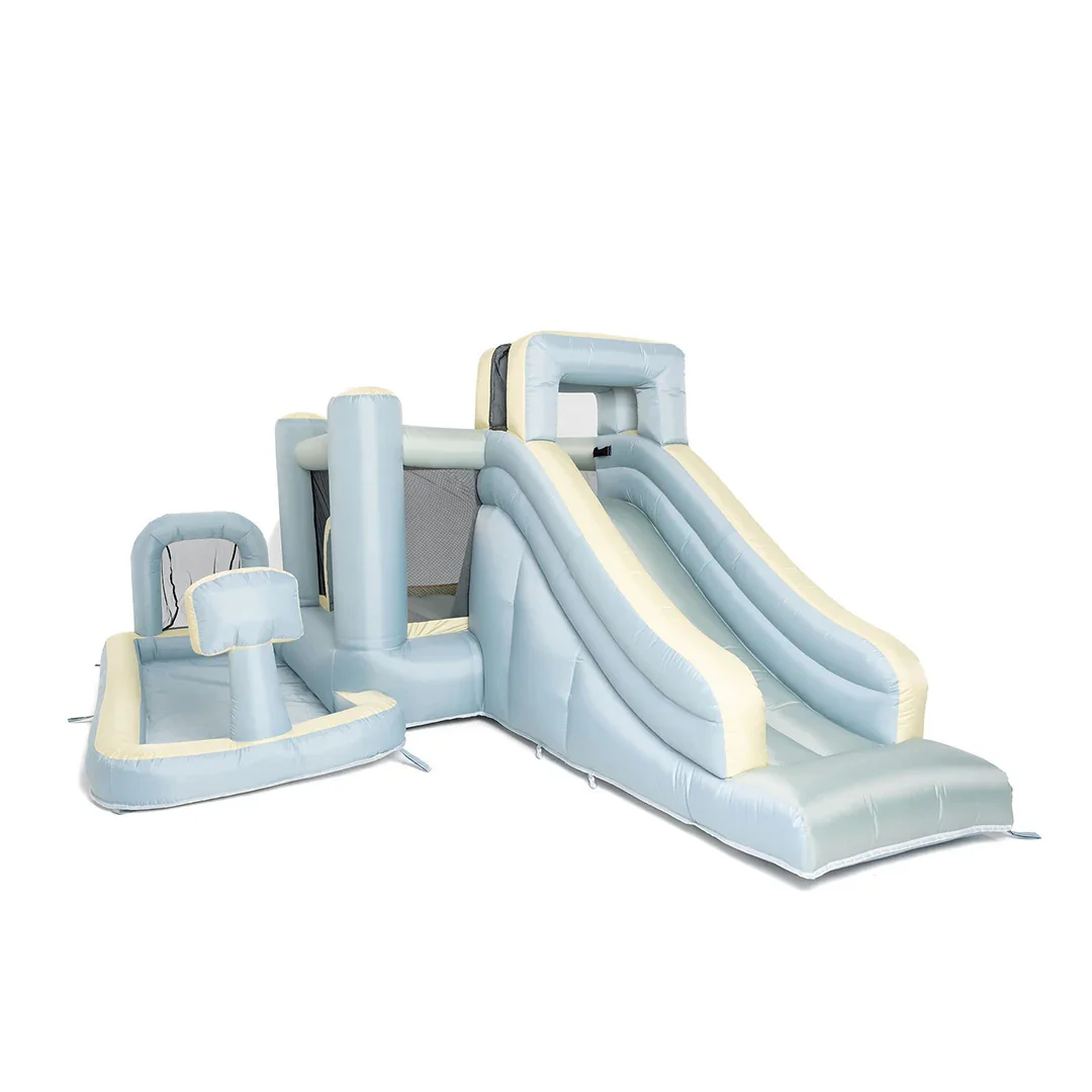 

14.6ft Inflatable Bounce House Multifunctional with Slide Children's Playhouse Inflatable Castle for Birthday Party Outdoor