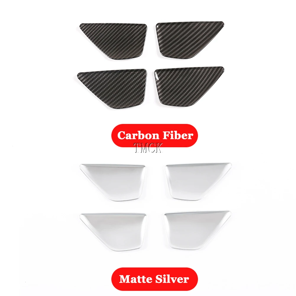 For Mercedes Benz C Class W205 E Class W213 GLC X253 2015-2023 ABS Car Inner Door Handle Bowl Trim Cover Car Styling Accessories