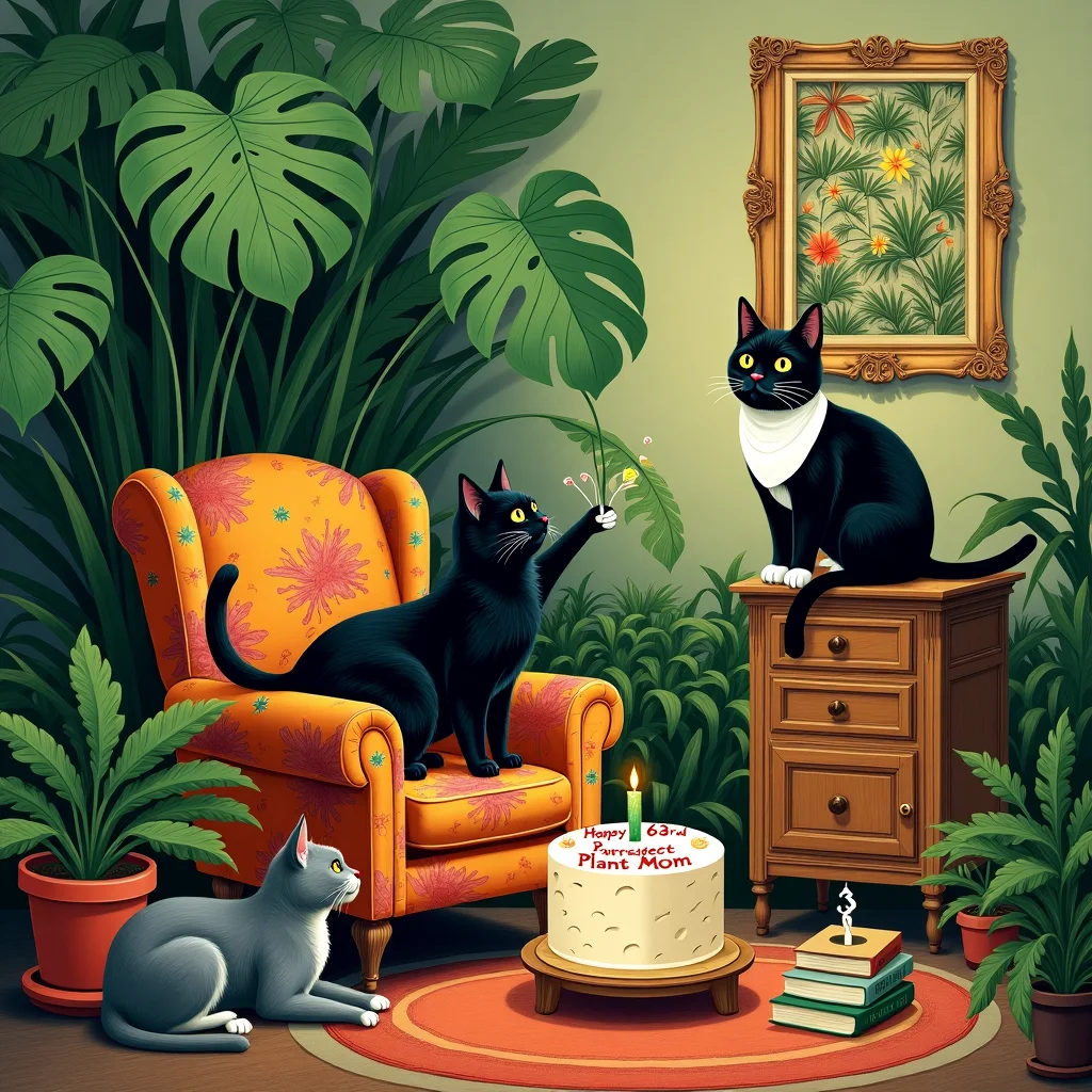 500PCS/1024 PCS Jigsaw Puzzles Abstract Cats Birthday Animal Challenging Family Activity Game for Gameroom Bedroom Home Decor