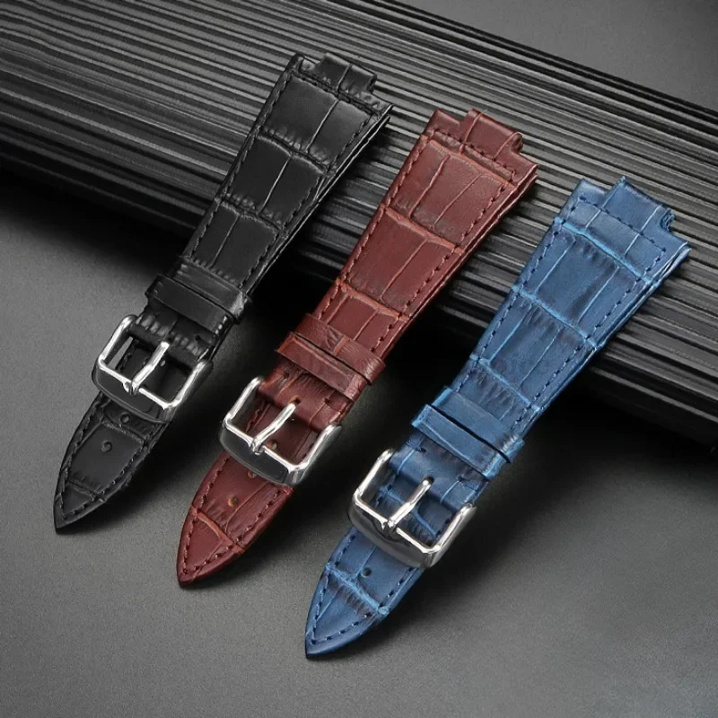 Bracelet de montre en cuir véritable 12mm pour Tissot PRX série T137.407/410 Super Player Bracelet de remplacement Bracelet de Sport pour hommes ceinture