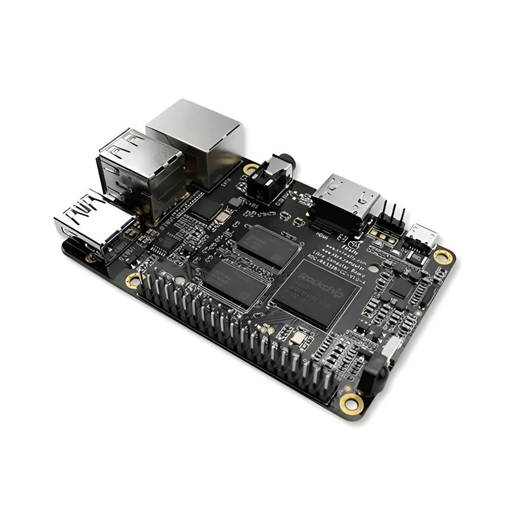ROC-RK3328-CC, Mini PC; Mini komputer; Komputer stacjonarny, 2 GB/4 GB DDR, 32 GB eMMC, Raspberry Pi
