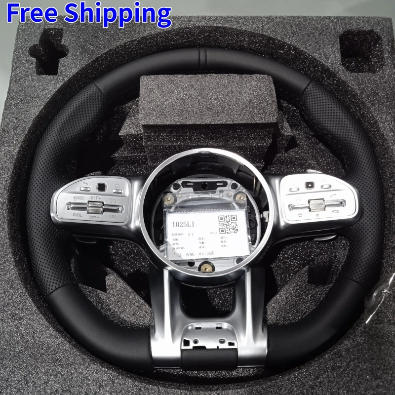 For 10-21year Mercedes-Benz AMG GT W205 W204 W177 W213 C63 E63 S63 CLA CLS W212 W213 Carbon Fiber Steering Wheel Car Accessories