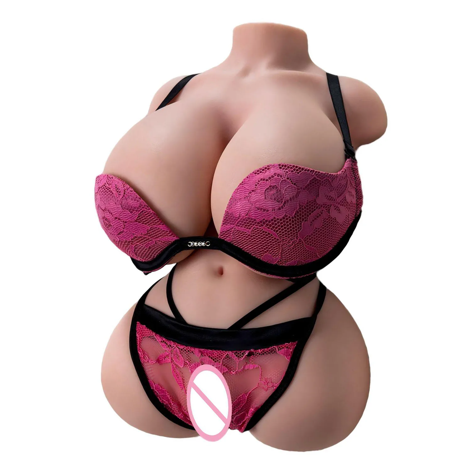 Silicone Half Body Sex Doll Real Feeling Plump Boobs Big Ass Lifelike Vagina Anal Insertable Sex Dolls Adult Masturbation Dolls
