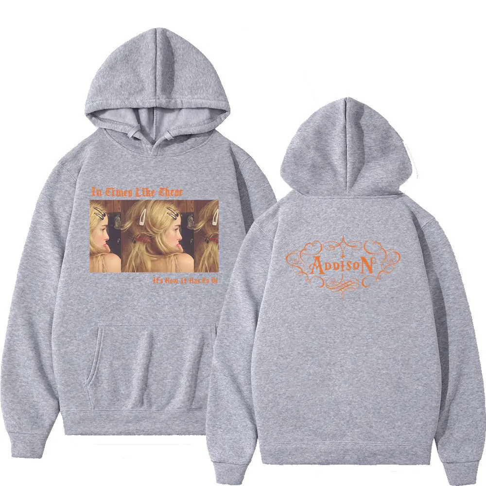 أديسون راي في الأوقات مثل هذه الأزياء المطبوعة هوديس الرجال النساء أزياء طويلة الأكمام الشتاء أزياء عارضة جماليات بلوزات #3