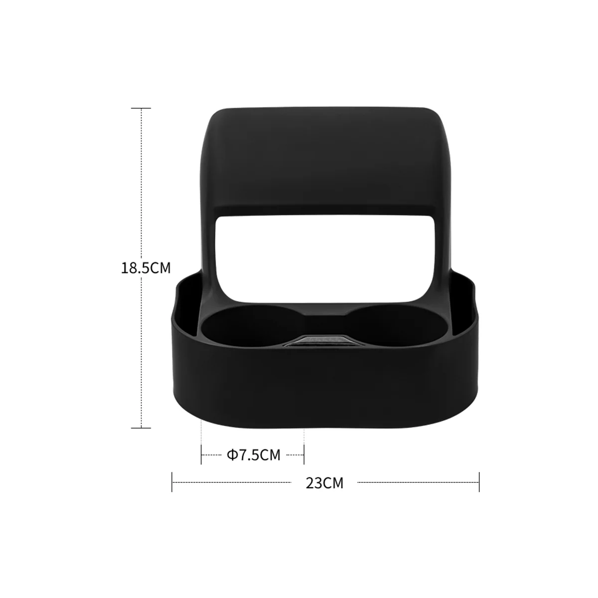 For Tesla Model 3 Model Y 2019-2023 Rear Seat Air Vent Cup Holder Storage Box Organizer Car Accessories