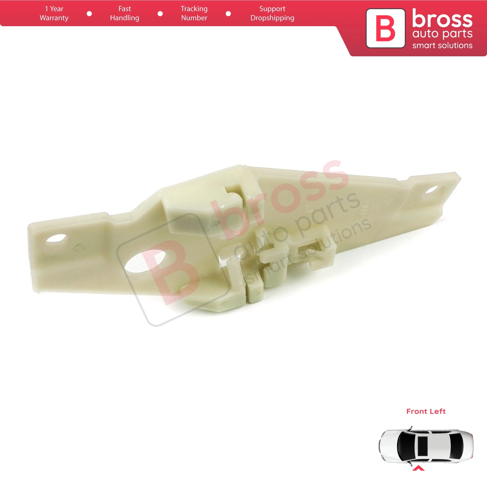 BWR5410 Window Regulator Repair Clips Front Left Door for Toyota Corolla E10 AE100 E100 1991-1999 3/4/5 Door 6980212140