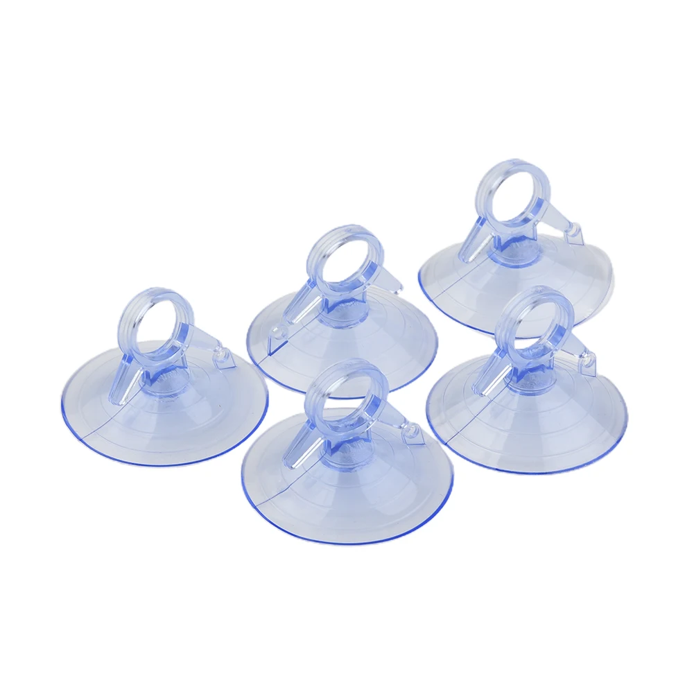 20pcs Suckers 45mm Car Sunshade Suction PVC Cups Clear Rubber Plastic Window Suckers For Car Glass Strong Pull Ring Suction Cup