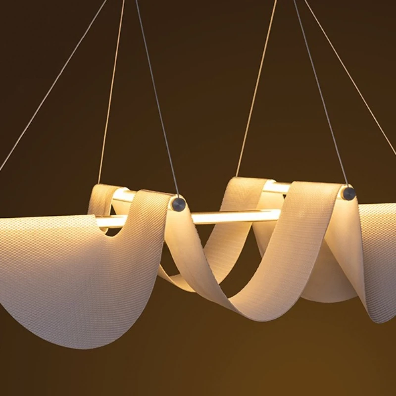 

Silk Restaurant Chandelier Villa Living Room Bedroom Creative Atmosphere Premium