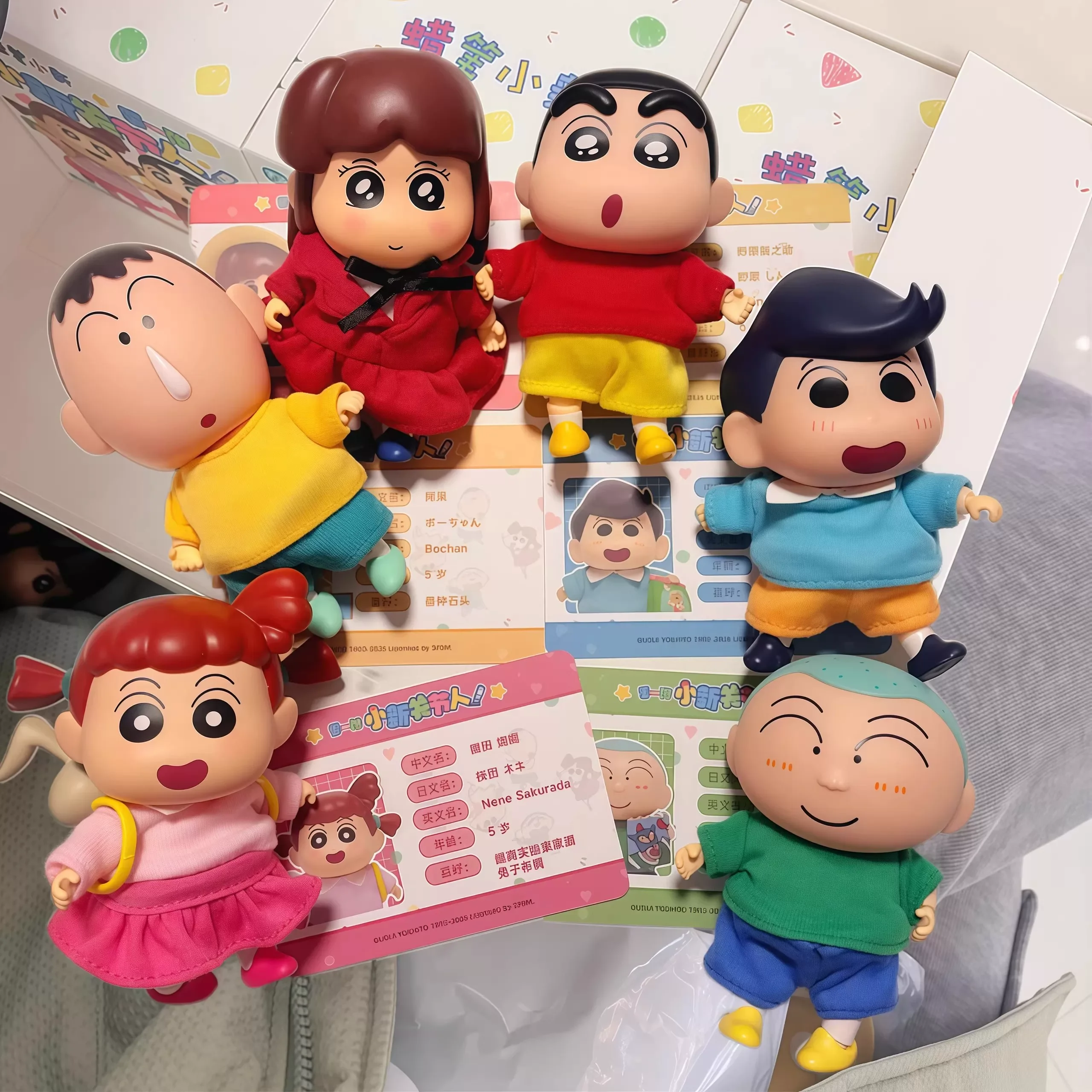 

Genuine Crayon Shin-Chan Joint Blind Box Movable Doll Collection Ornaments Figure Desktop Toys Birthday Boy Girl Gift