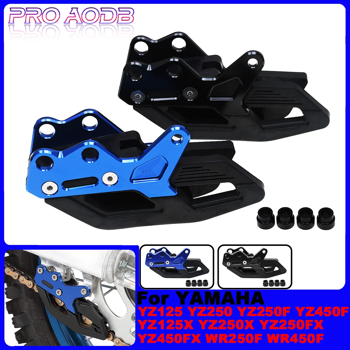 

Motorcycle Chain Guide Guard Protection For YAMAHA YZ125 YZ250 YZ250F YZ450F YZ125X YZ250X YZ250FX YZ450FX WR250F WR450F