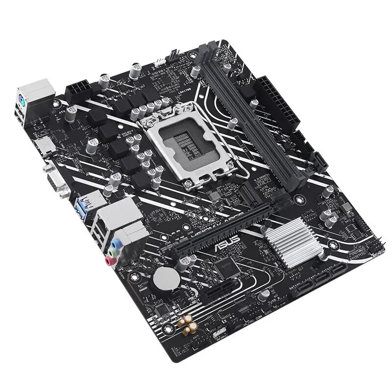 ASUS PRIME H610M-K D4 ARGB(USB*1)Intel H610 Micro-ATX يدعم اللوحة الأم لوحدة المعالجة المركزية 12th/13th placa mae DDR4 64G PCI-E4.0 M.2 SSD