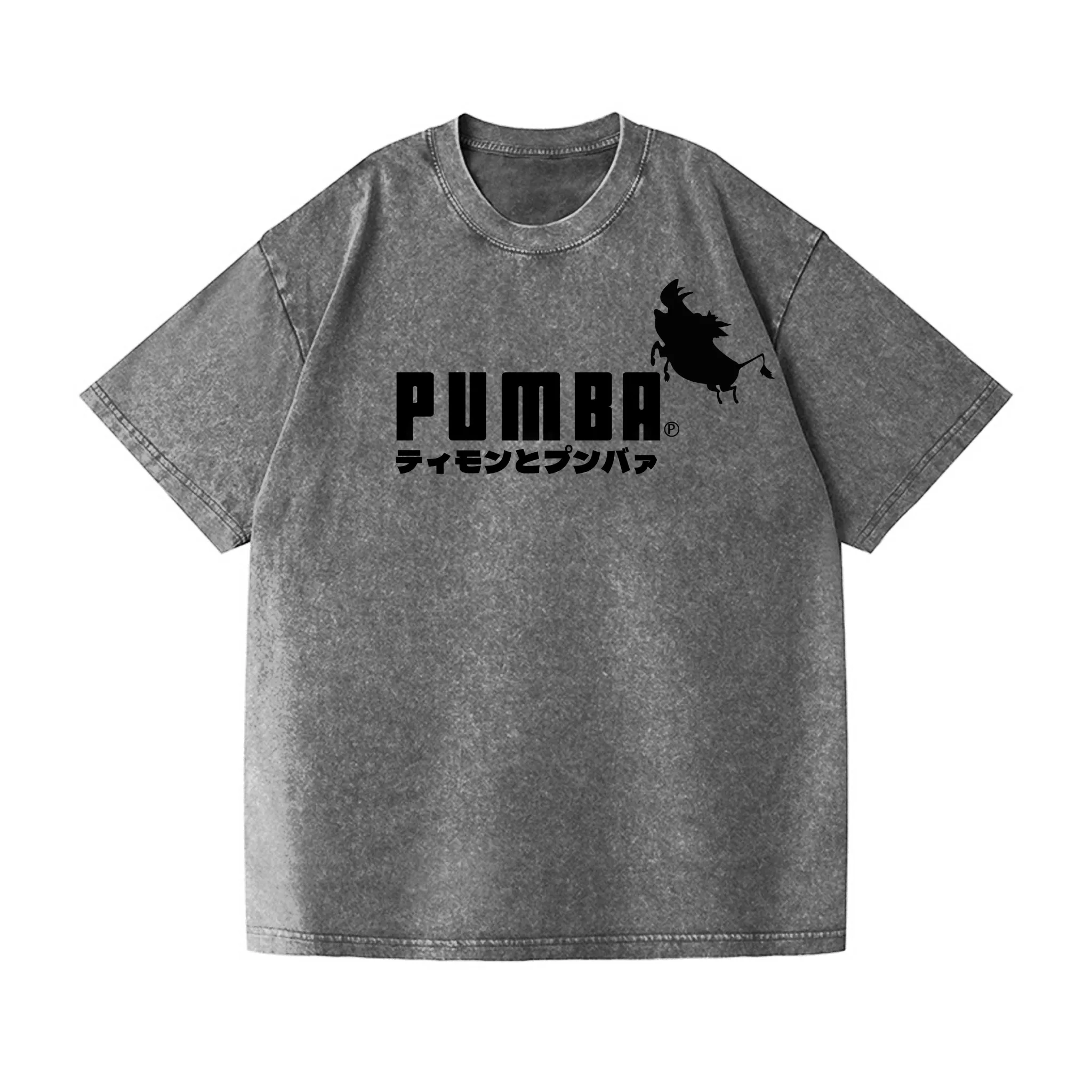 Harajuku الكورية نمط غسلها تي شيرت عالية الجودة بومبا خمر غسل التصميم الياباني تي شيرت الصيف شيك المتضخم ملابس علوية من القطن #5