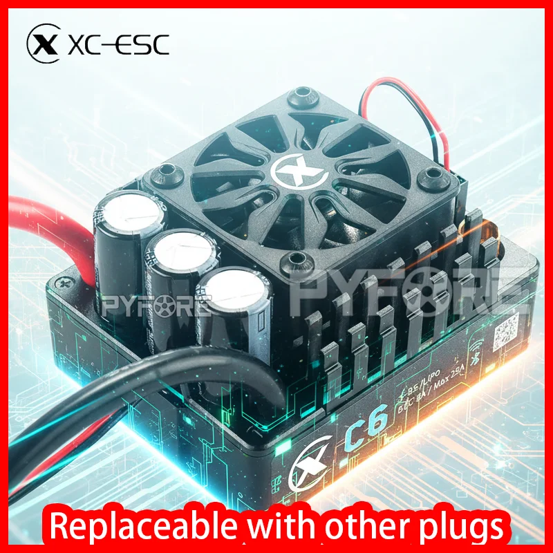 XC ESC防水Cシリーズブラシレス、内蔵Bluetooth機能付きRCリモコンモデルカーアクセサリー 60A 80A 120A 160A