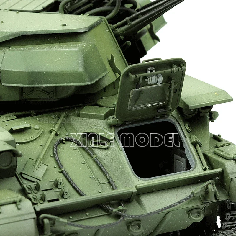 MENG TS-023 Russian ZSU-23-4 Shilka Self-Propelled Anti-Aircraft Gun 1/35 Military Assembled Scale Model Kit DIY Toy