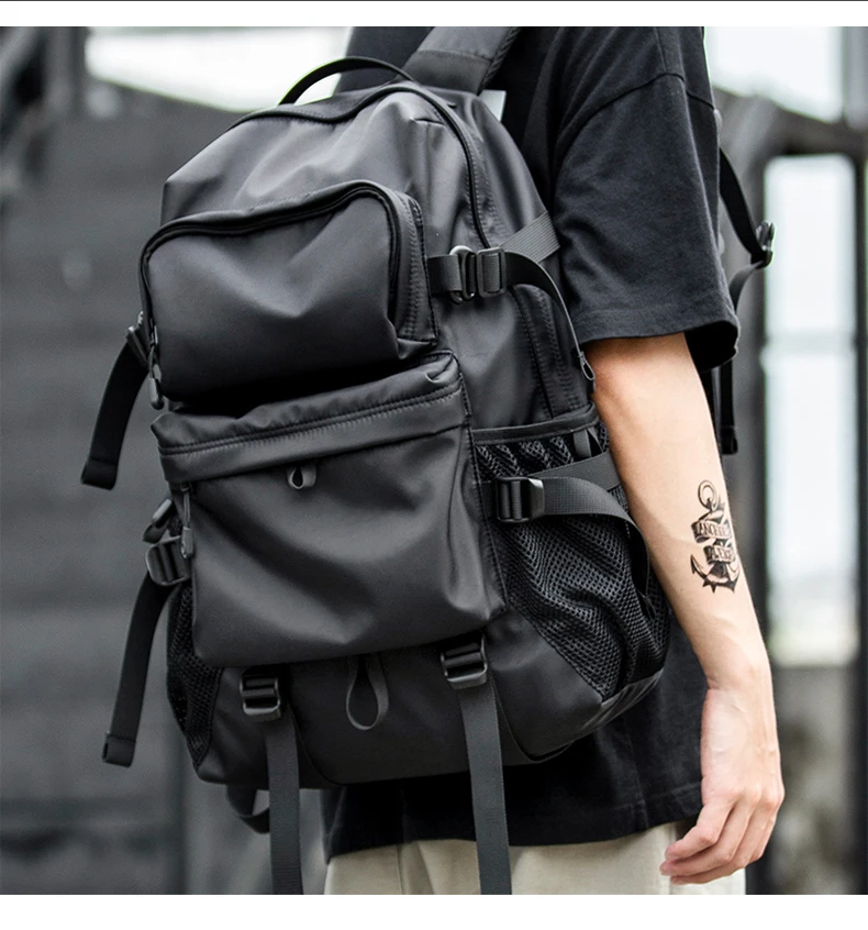 MOYYI Light Weight Casual Laptop Backpack for Men Large Space Waterproof Travel Daypack Women Teenage School Book Bag Bagpack